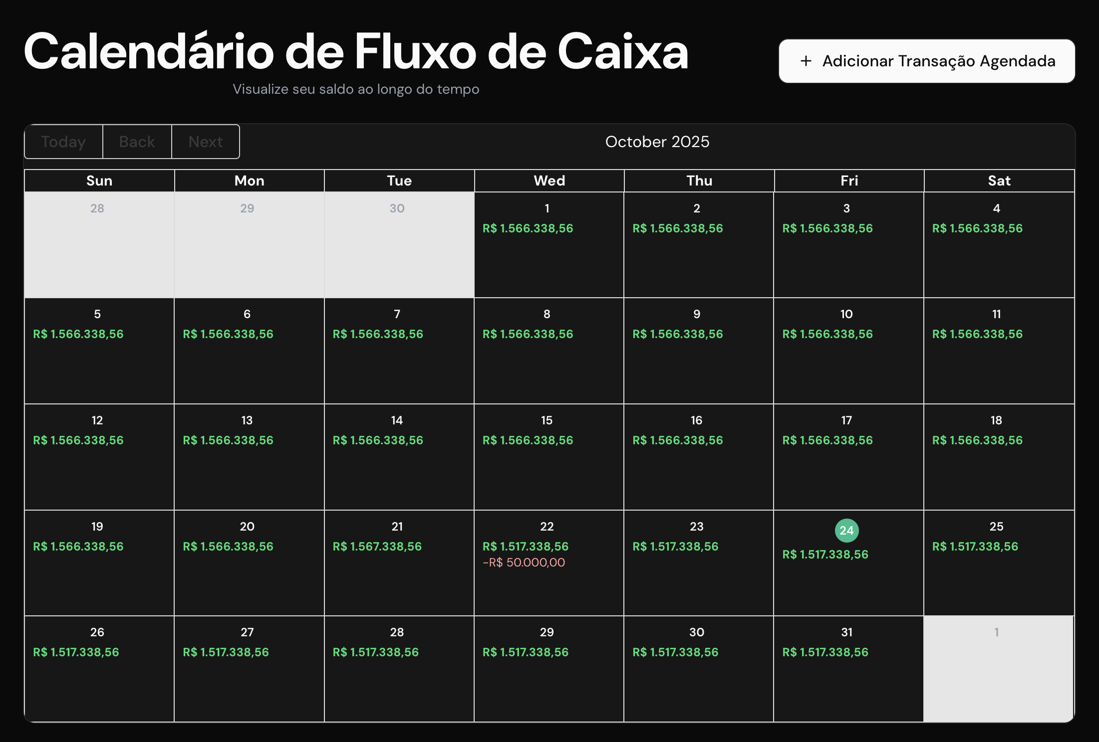 Calendário Inteligente